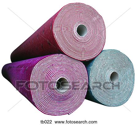 Photograph of 3 rolls of carpet View Large Photo Image Stock Image - Photograph of 3 rolls of carpet. Fotosearch