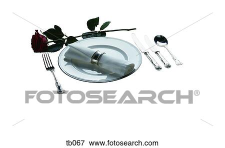 Photograph of a formal dining place setting View Large Photo Image Stock Photo - Photograph of a formal dining place setting. Fotosearch