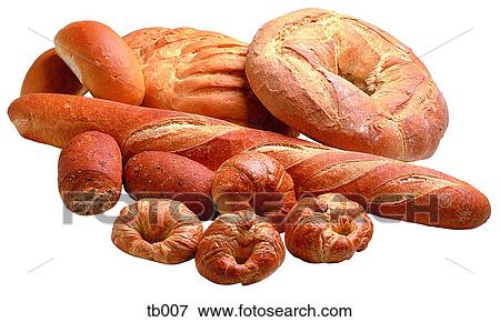 Photograph of a number of baked bread loaves, buns and french sticks View Large Photo Image Stock Photo - Photograph of a number of baked bread loaves, buns and french sticks. Fotosearch