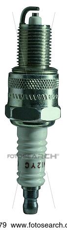 Stock Photo - Photograph of a spark plug. Fotosearch