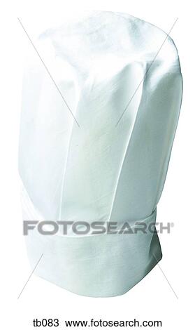Stock Image - Photograph of a traditional chef's hat. Fotosearch