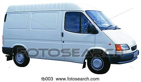 Photograph of white Ford Transit hi-top van View Large Photo Image Stock Image - Photograph of white Ford Transit hi-top van. Fotosearch