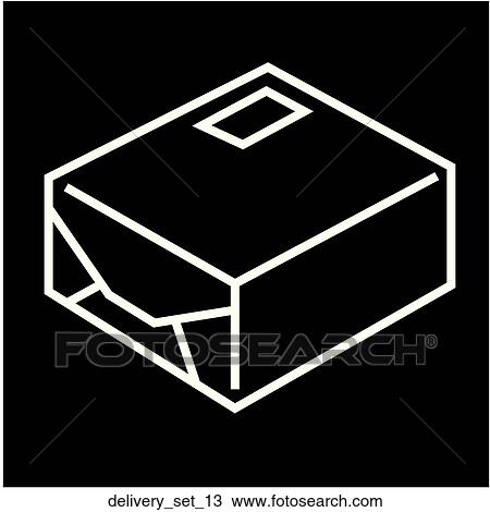 Drawing - Web Page "Delivery" Symbol/Icon. Fotosearch