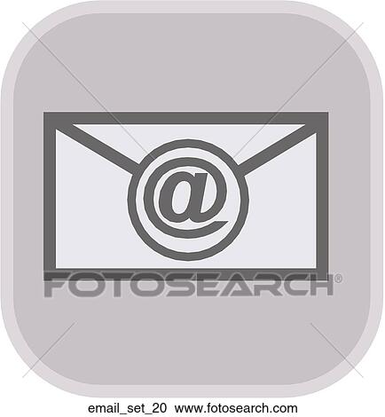 Web Page "Email" Symbol/Icon View Large Illustration Clipart - Web Page "Email" Symbol/Icon. Fotosearch