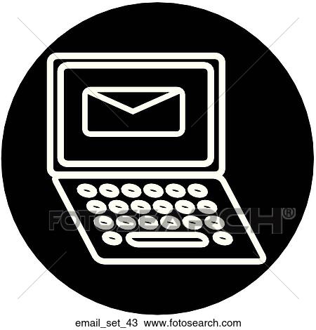 Web Page "Email" Symbol/Icon View Large Illustration Drawing - Web Page "Email" Symbol/Icon. Fotosearch