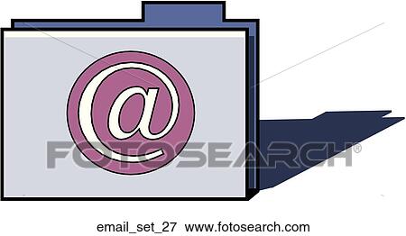 Stock Illustration - Web Page "Email" Symbol/Icon. Fotosearch