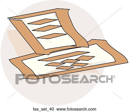 Web Page "Fax" Symbol/Icon View Large Illustration Clipart - Web Page "Fax" Symbol/Icon. Fotosearch