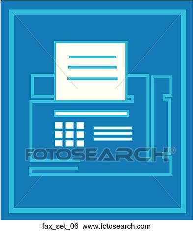 Stock Illustration - Web Page "Fax" Symbol/Icon. Fotosearch