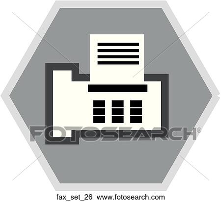 Web Page "Fax" Symbol/Icon View Large Illustration Stock Illustration - Web Page "Fax" Symbol/Icon. Fotosearch
