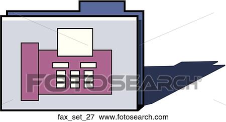 Stock Illustration - Web Page "Fax" Symbol/Icon. Fotosearch