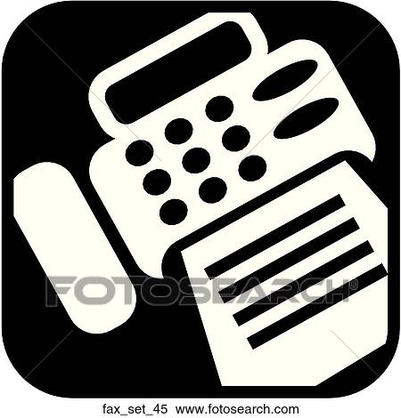 Web Page "Fax" Symbol/Icon View Large Illustration Stock Illustration - Web Page "Fax" Symbol/Icon. Fotosearch