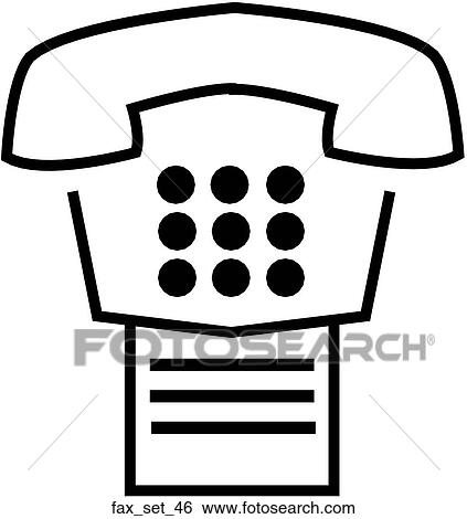 Web Page "Fax" Symbol/Icon View Large Illustration Stock Illustration - Web Page "Fax" Symbol/Icon. Fotosearch