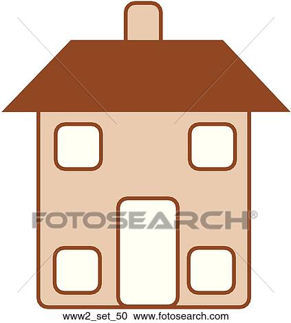 Web Page "Home" Symbol/Icon View Large Illustration Clipart - Web Page "Home" Symbol/Icon. Fotosearch