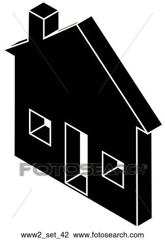 Web Page "Home" Symbol/Icon View Large Illustration Drawing - Web Page "Home" Symbol/Icon. Fotosearch