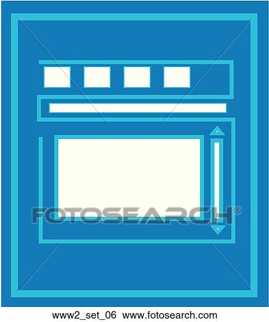 Stock Illustration - Web Page "Home" Symbol/Icon. Fotosearch