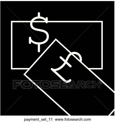 Clip Art - Web Page "Payment" Symbol/Icon. Fotosearch