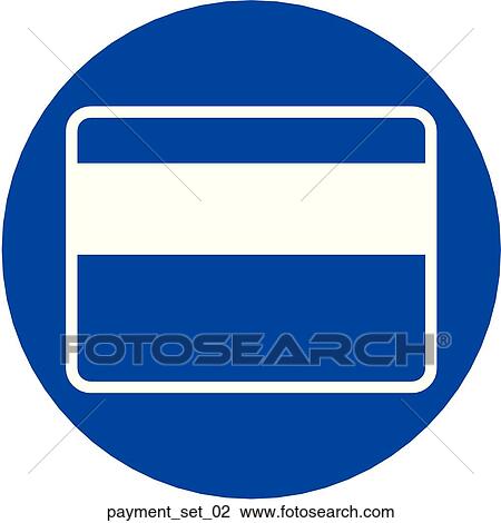 Drawing - Web Page "Payment" Symbol/Icon. Fotosearch