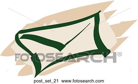 Clip Art - Web Page "Post" or "Email" Symbol/Icon. Fotosearch