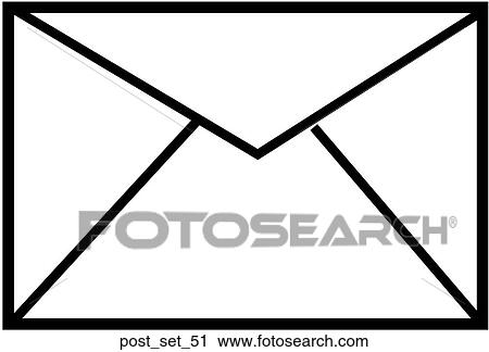 Web Page "Post" or "Email" Symbol/Icon View Large Illustration Clip Art - Web Page "Post" or "Email" Symbol/Icon. Fotosearch