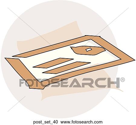 Clipart - Web Page "Post" or "Email" Symbol/Icon. Fotosearch