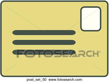 Clipart - Web Page "Post" or "Email" Symbol/Icon. Fotosearch