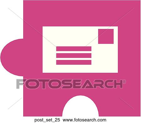 Stock Illustration - Web Page "Post" or "Email" Symbol/Icon. Fotosearch