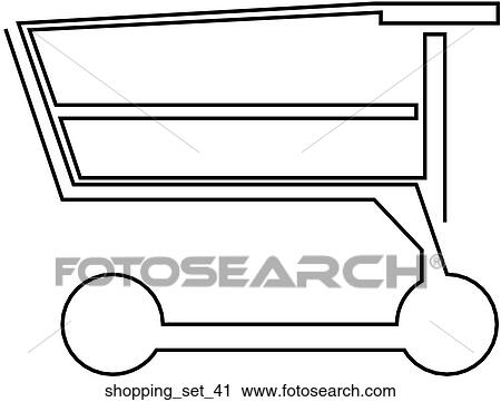 Web Page "Shopping" Symbol/Icon View Large Illustration Clip Art - Web Page "Shopping" Symbol/Icon. Fotosearch