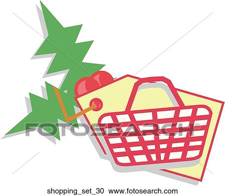 Clipart - Web Page "Shopping" Symbol/Icon. Fotosearch