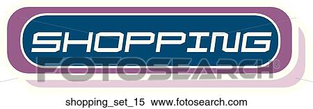 Stock Illustration - Web Page "Shopping" Symbol/Icon. Fotosearch