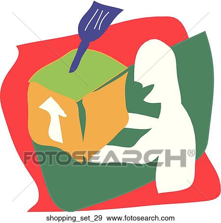 Stock Illustration - Web Page "Shopping" Symbol/Icon. Fotosearch