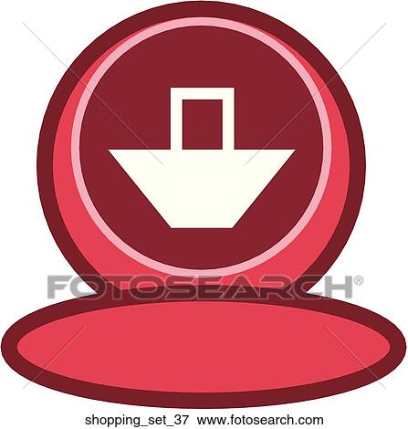Stock Illustration - Web Page "Shopping" Symbol/Icon. Fotosearch