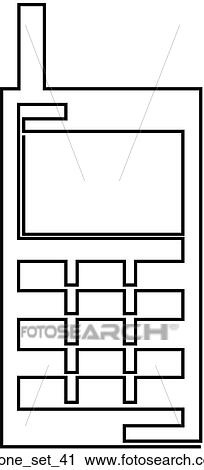 Clip Art - Web Page "Telephone" Symbol/Icon. Fotosearch