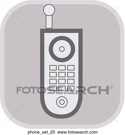 Web Page "Telephone" Symbol/Icon View Large Illustration Clipart - Web Page "Telephone" Symbol/Icon. Fotosearch