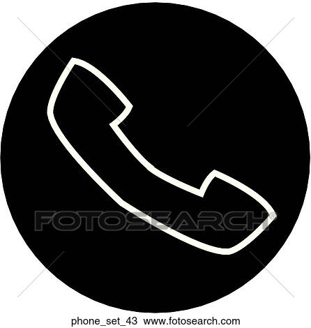 Web Page "Telephone" Symbol/Icon View Large Illustration Drawing - Web Page "Telephone" Symbol/Icon. Fotosearch