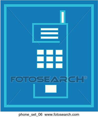 Stock Illustration - Web Page "Telephone" Symbol/Icon. Fotosearch