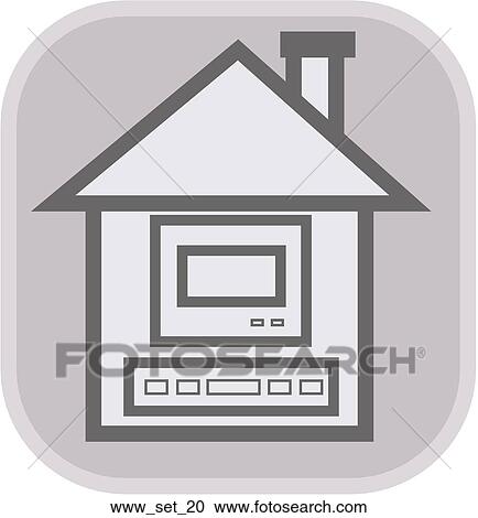 Clipart - Web Page "WWW" Symbol/Icon. Fotosearch