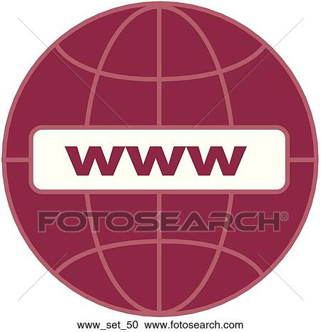 Web Page "WWW" Symbol/Icon View Large Illustration Clipart - Web Page "WWW" Symbol/Icon. Fotosearch