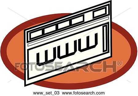 Web Page "WWW" Symbol/Icon View Large Illustration Drawing - Web Page "WWW" Symbol/Icon. Fotosearch