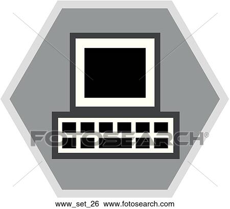 Stock Illustration - Web Page "WWW" Symbol/Icon. Fotosearch