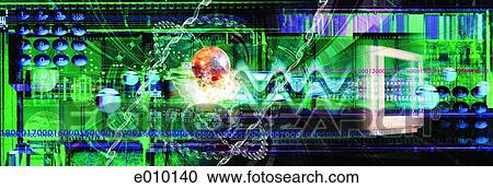Stock Image - Digital Image Business & Technology. Fotosearch
