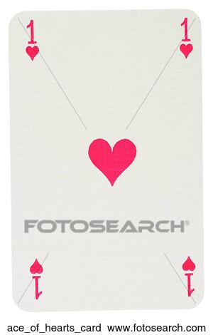 Ace of hearts card View Large Photo Image Stock Image - Ace of hearts card. Fotosearch