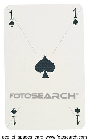 Ace of spades card View Large Photo Image Stock Image - Ace of spades card. Fotosearch