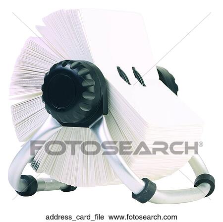 Address card file View Large Photo Image Stock Image - Address card file. Fotosearch