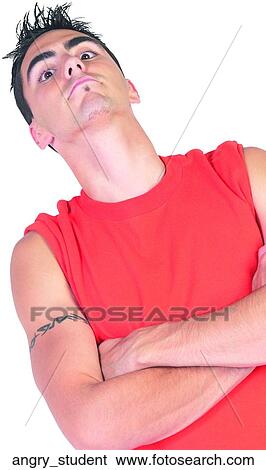 Angry student View Large Photo Image Stock Photograph - Angry student. Fotosearch