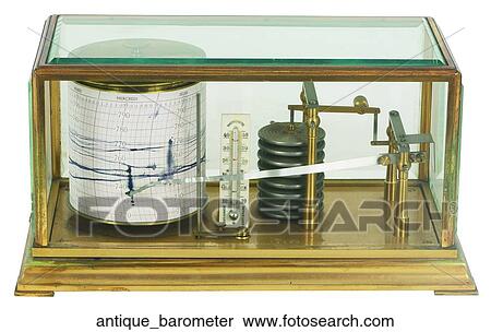 Stock Photography - Antique barometer. Fotosearch