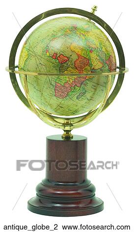Stock Image - Antique globe 2. Fotosearch