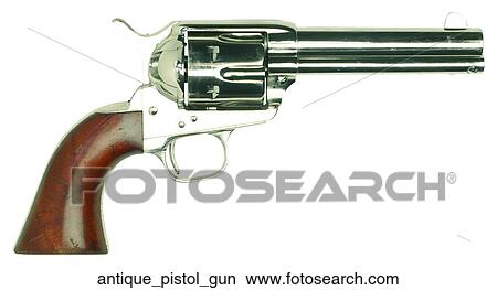 Picture - Antique pistol gun. Fotosearch