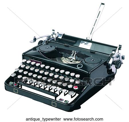 Antique typewriter View Large Photo Image Stock Photography - Antique typewriter. Fotosearch