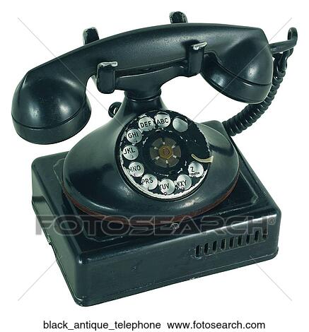 Black antique telephone View Large Photo Image Stock Image - Black antique telephone. Fotosearch