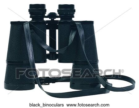 Stock Photograph - Black binoculars. Fotosearch